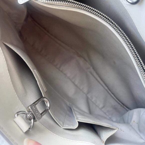 Louis Vuitton Epi Leather Passy PM White Ivory Hand Bag Tote Purse Shoulder Bag - Picture 7 of 15